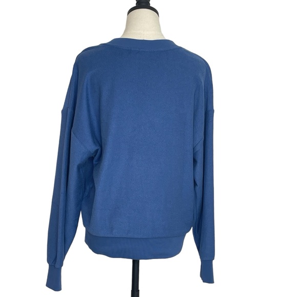 Gap Pullover Long Sleeve Top NWT Blue Size Medium D1220 - Picture 6 of 8